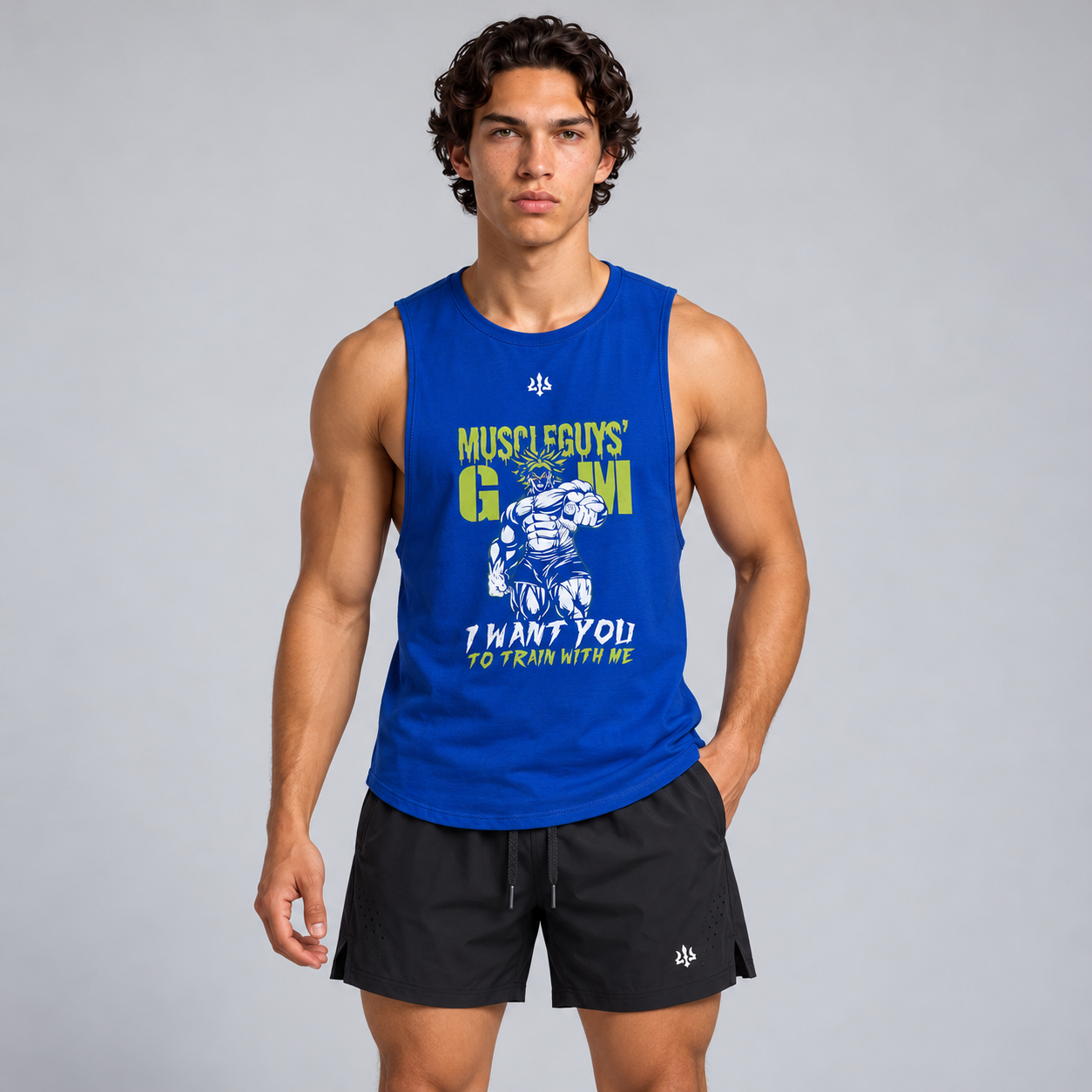 Broad Strap Mens Tank Top